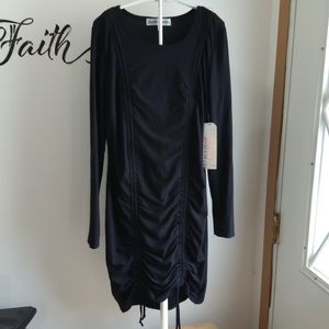 Almost Famous Black stretch dress SZ LG